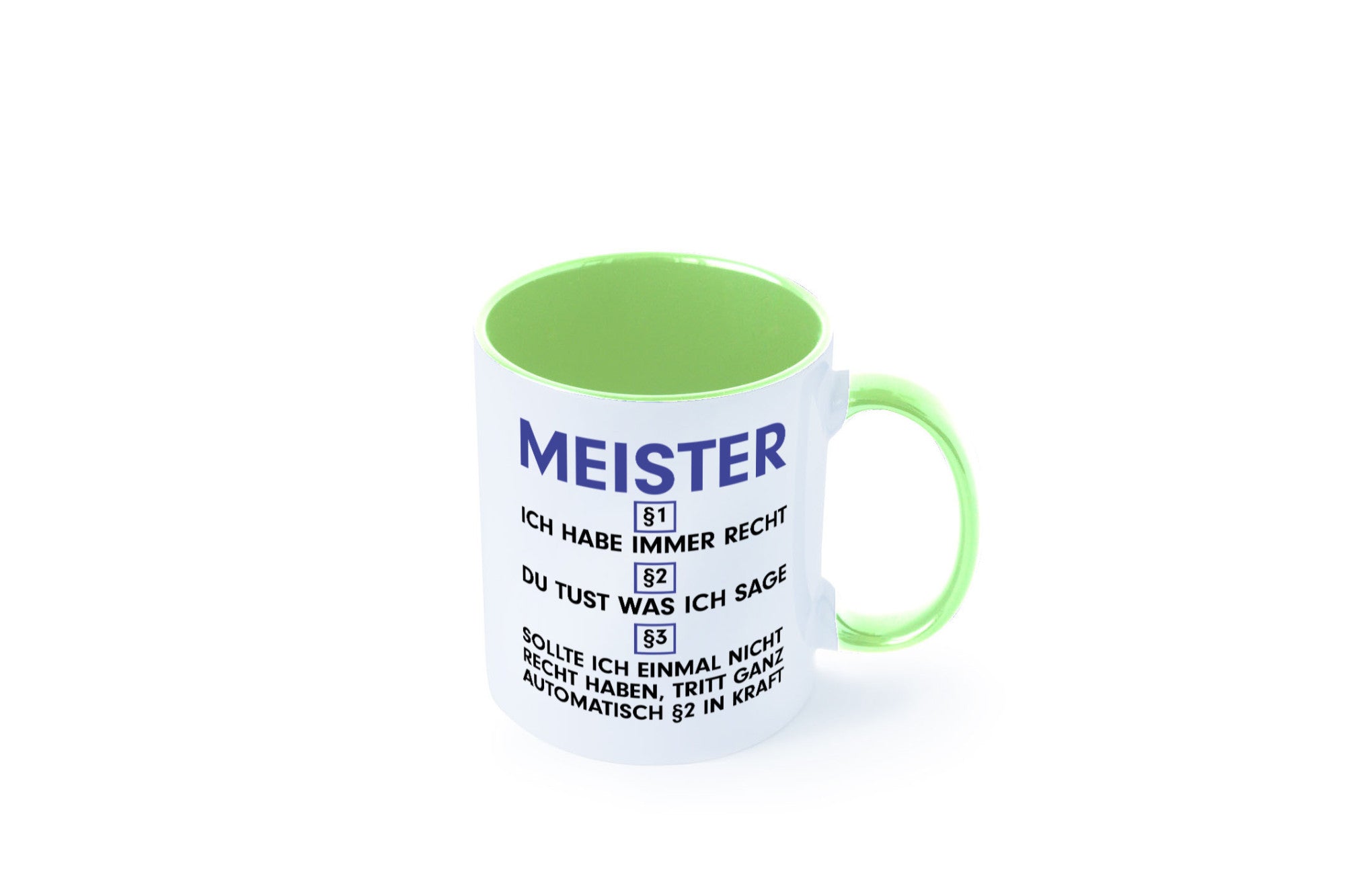 Ich habe immer Recht Meister | Meisterbrief v2 Geschenk Humor Geschenkidee