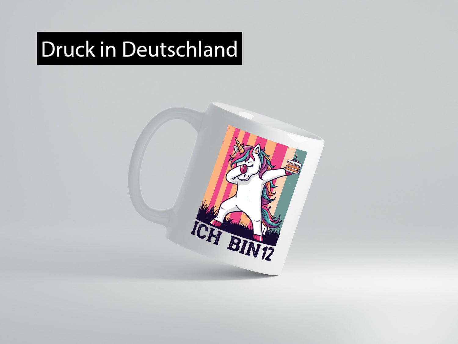 12 Geburtstag | Einhorn Damping Mädchen lustig Geschenkidee Geschenk Tasse