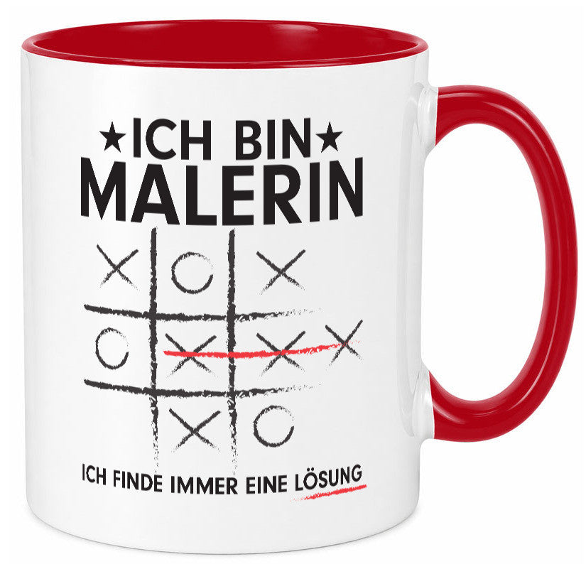 Löse Probleme: Malerin | Malerinnen Humor Geschenkidee Tasse