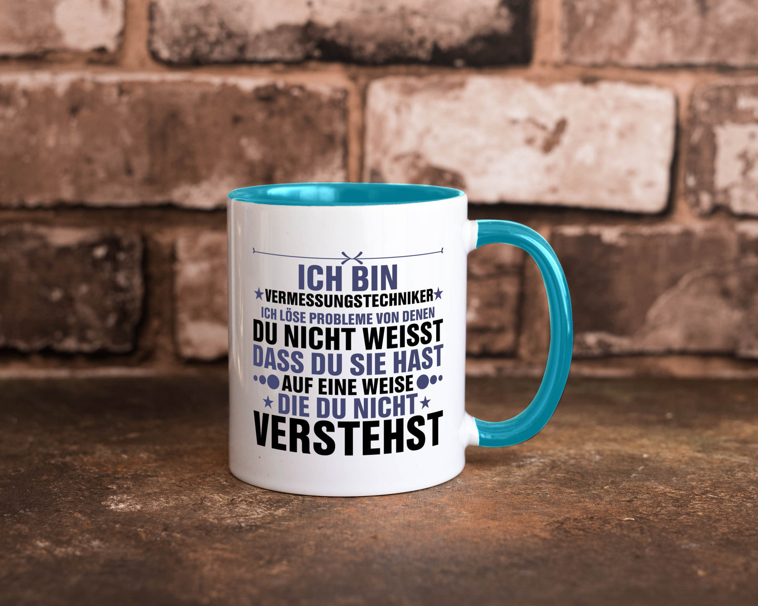 Löse Probleme: Vermessungstechniker | Techniker Humor Geschenkidee Tasse