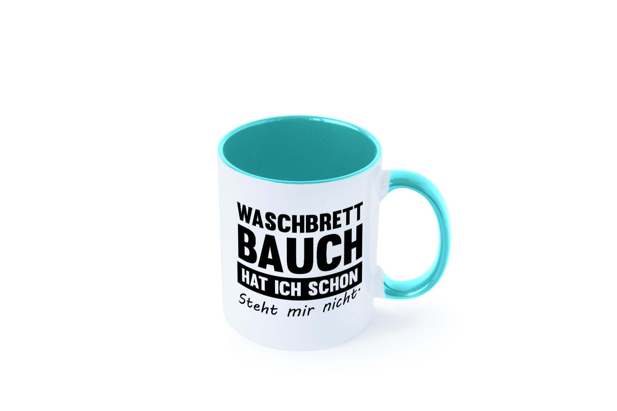 Waschbrettbauch steht mir nicht | Sixpack Gym lustiger Spruch Geschenk Humor