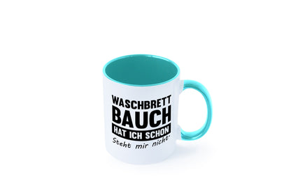 Waschbrettbauch steht mir nicht | Sixpack Gym lustiger Spruch Geschenk Humor