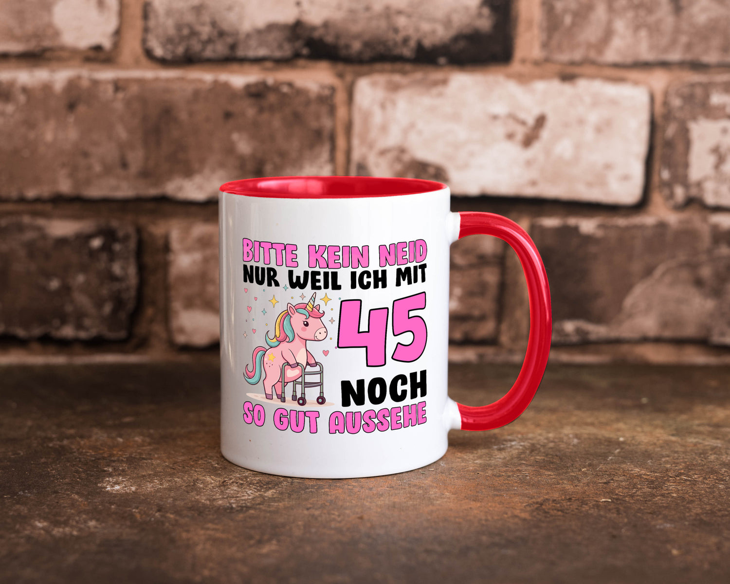 45. Geburtstag | 45 Jahre Mit noch so gut aussehen Geschenk Geschenkidee