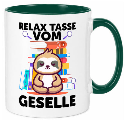 Relax Tasse: Geselle | Handwerker lustiger Spruch Geschenk Humor Geschenkidee