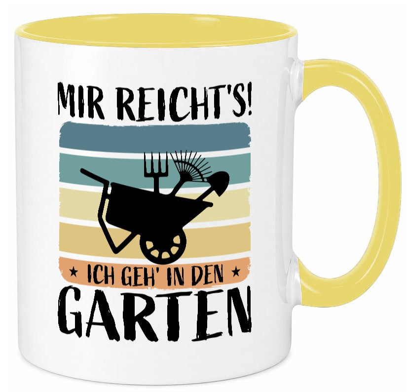 Mir Reichts ich geh in den Garten | Gärtner Geschenk Humor Geschenkidee Tasse