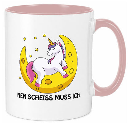 Nen Scheiss muss ich Geschenkidee Humor Tasse