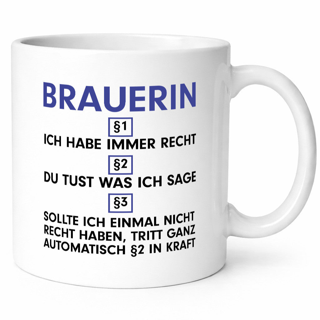 Ich habe immer Recht Brauerin | Bier Brauerei v2 Geschenk Humor Geschenkidee