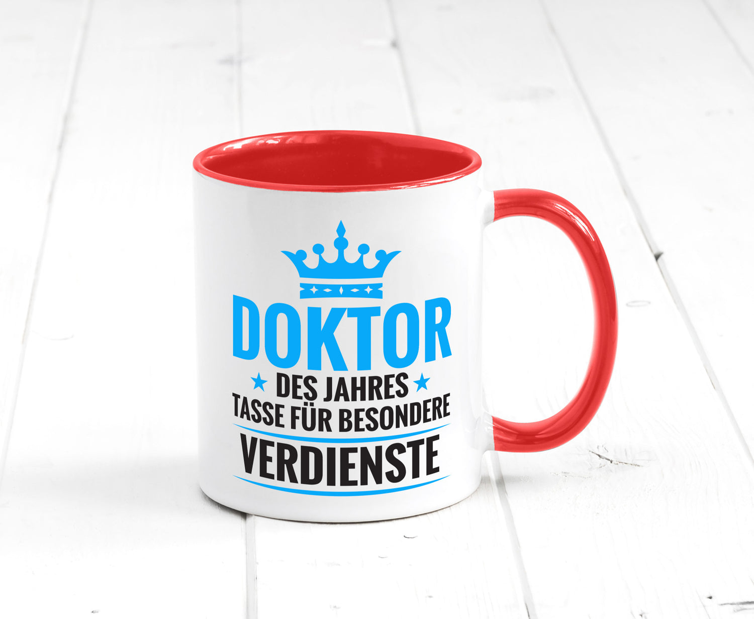 Besonderer Verdienst: Doktor | Doktorand Doktortitel Humor Geschenkidee Tasse