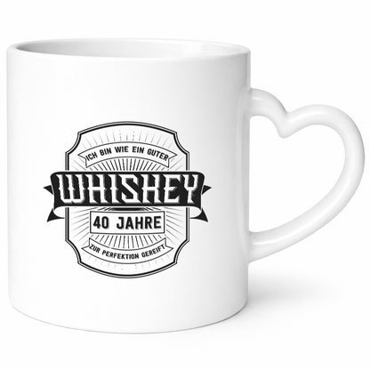 Guter Whisher | 40 Jahre Emblem lustiger Spruch Geschenk Humor Geschenkidee