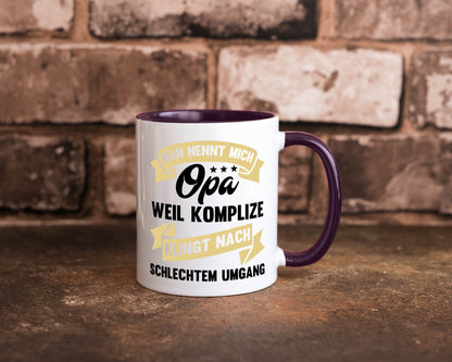 Man nennt mich Opa | Bester der Welt Humor Familie Geschenkidee Tasse