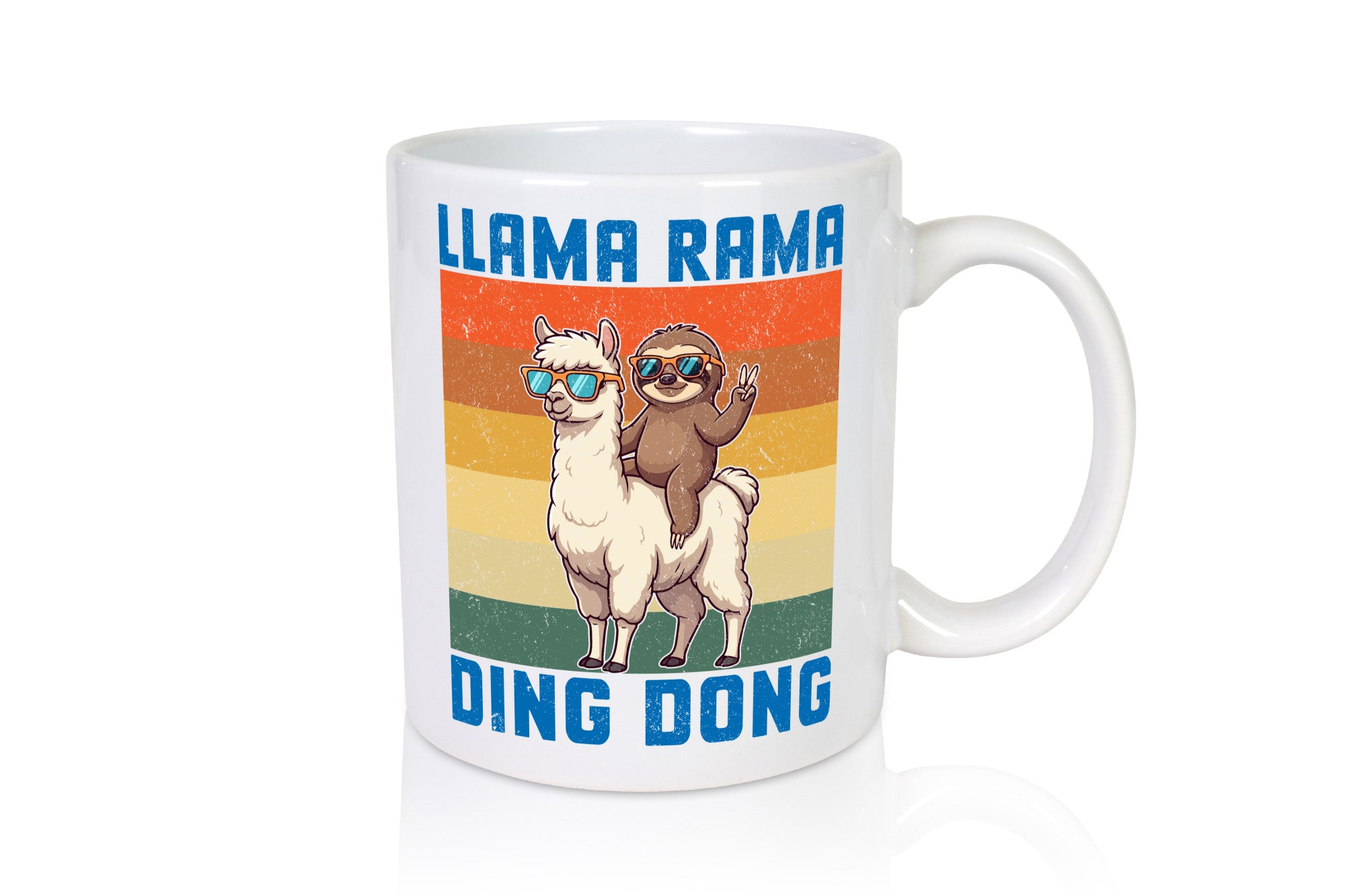 Lama rama ding dong | Faultier lustiger Spruch Geschenk Tierliebhaber Humor