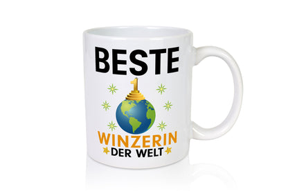 Weltbeste Winzerin | Winzer Wein Humor Geschenkidee Tasse