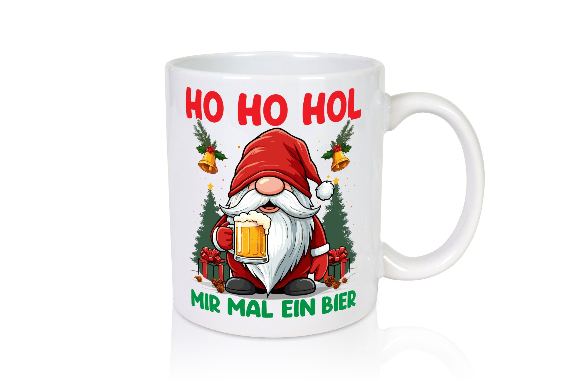 Hol mir mal ein Bier | Biertrinker Weihnachtsbier Humor Geschenkidee Tasse