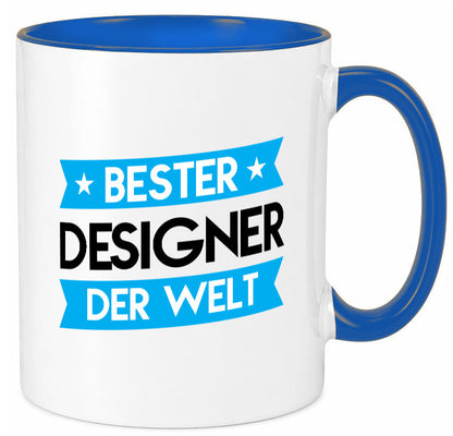 Bester Designer Beruf | Mode Geschenk Arbeit Kollegen Büro lustiger Spruch Tasse