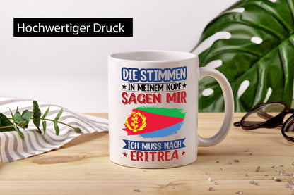 Eritrea | Urlaub Stimmen in meinem Kopf Traumland lustig Humor Geschenkidee