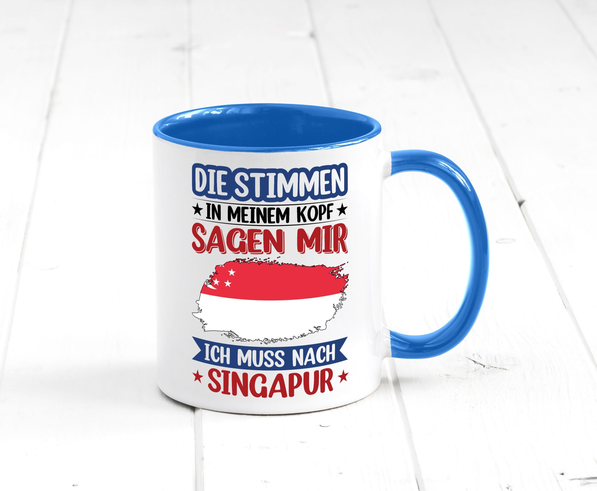 Singapur | Urlaub Stimmen in meinem Kopf Traumland v2 lustiger Spruch Geschenk