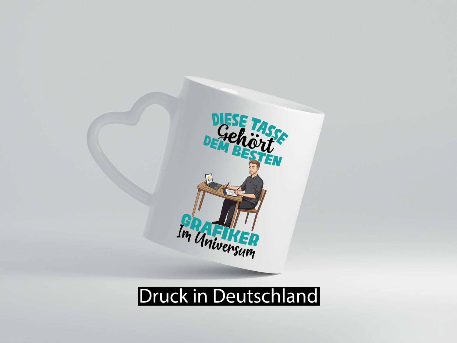 Im Universum: Grafiker | Grafik Design lustiger Spruch Geschenk Humor