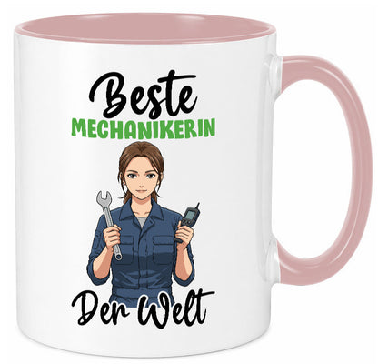 Beste Mechanikerin | KFZ v2 Humor Geschenkidee Tasse