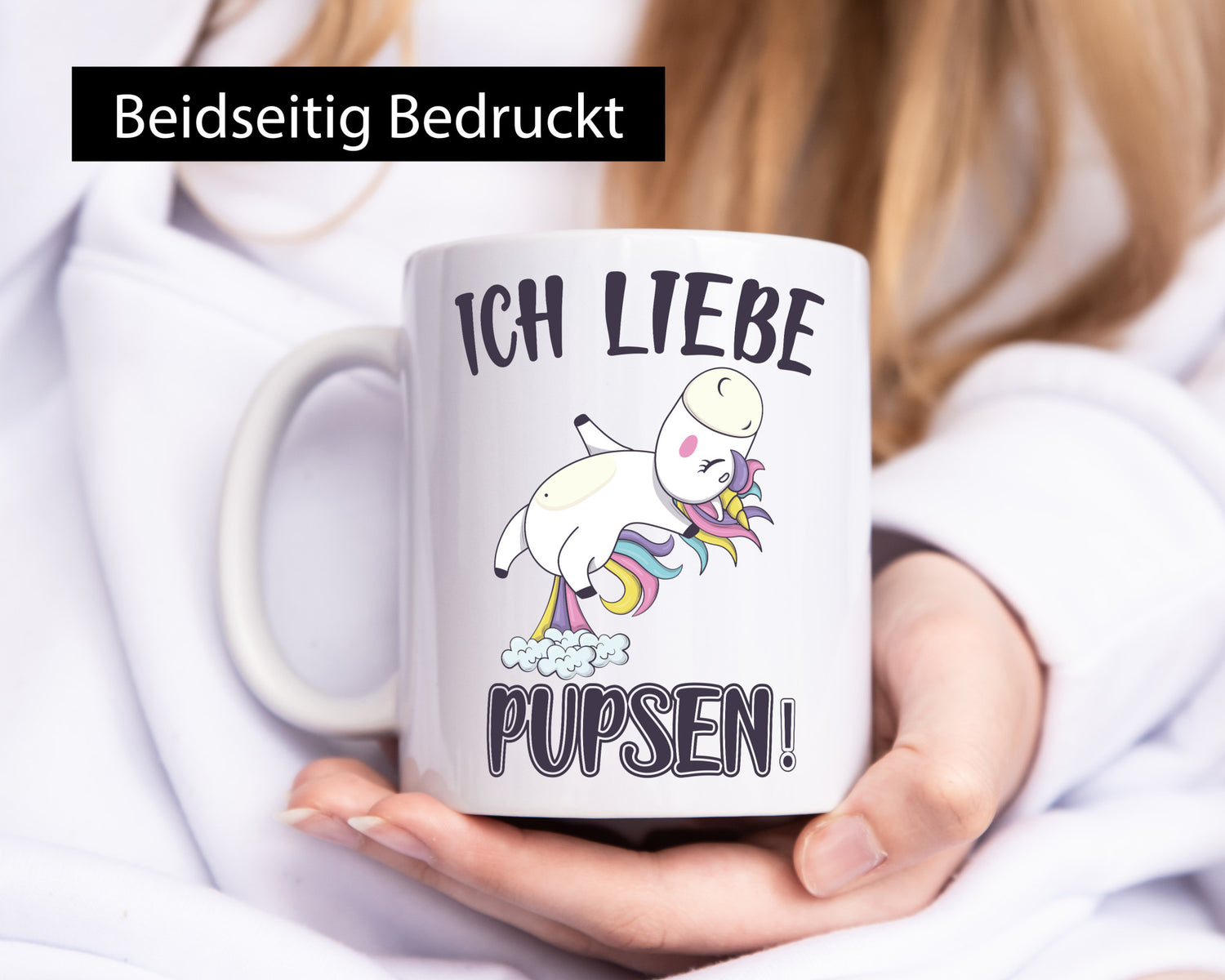 Ich liebe Pupsen v2 Geschenkidee Humor Tasse