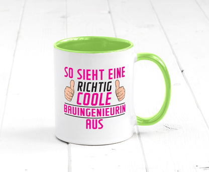 Richtig Coole Bauingenieurin | Ingenieurin lustig Humor Geschenkidee Geschenk