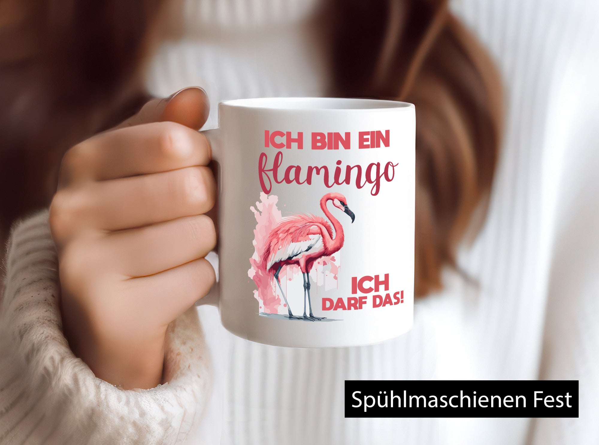 Ich bin ein Flamingo darf das | alles Geschenk Humor Geschenkidee lustiger