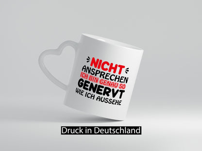 Ich bin genervt lustiger Spruch Geschenk Humor Geschenkidee Tasse