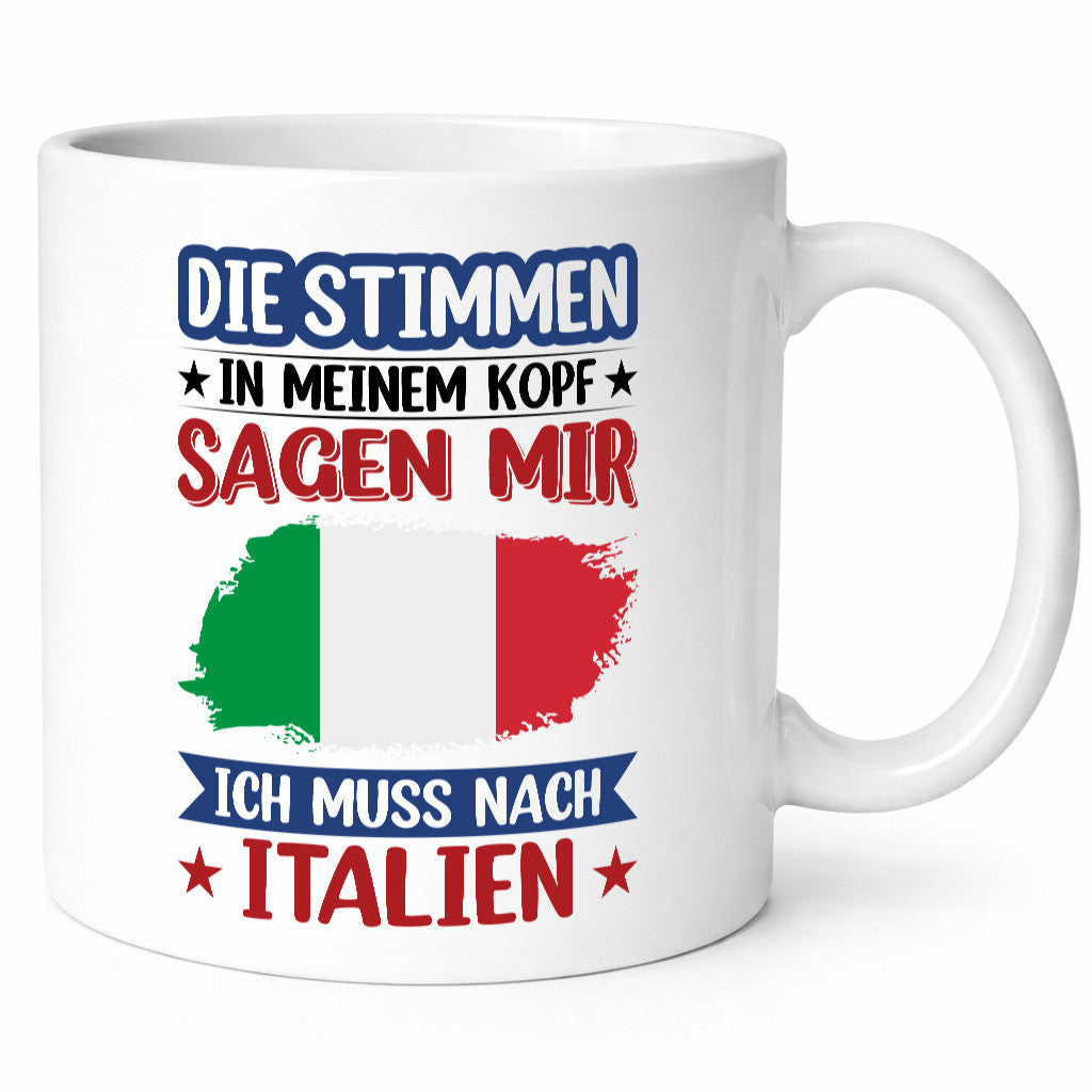 Italien | Urlaub Stimmen in meinem Kopf Traumland lustiger Spruch Geschenk