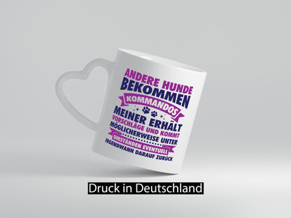 Hunde Training | Hundebesitzer Tasse Hundekommando vl9 lustig Tierliebhaber