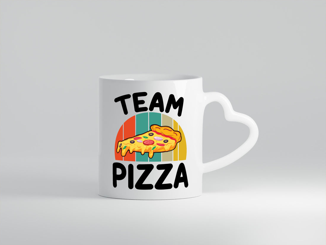 Team Pizza | Liebhaber lustiger Spruch Geschenk Humor Geschenkidee Tasse