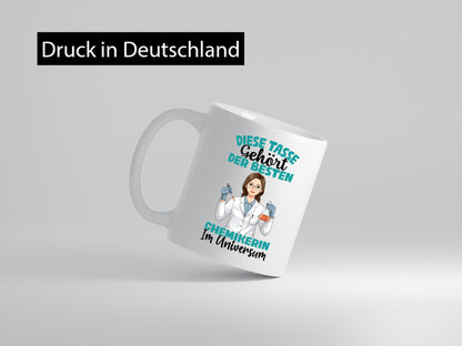 Im Universum: Chemikerin | Chemie Labor lustiger Spruch Geschenk Humor