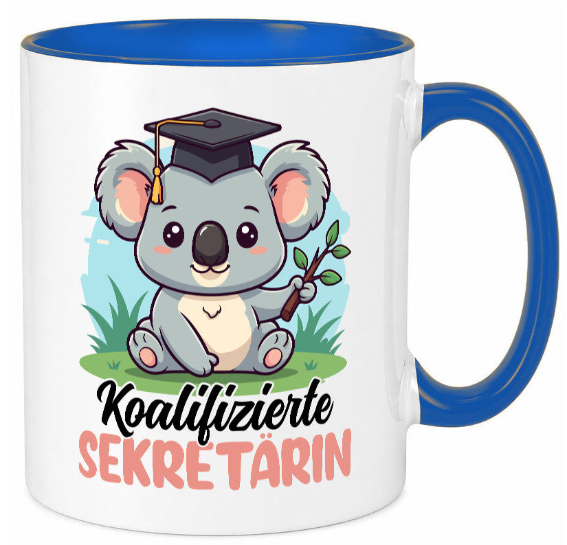 Koalifizierte Sekretärin | Büro Geschenkidee Arbeit Kollegen Humor Tasse