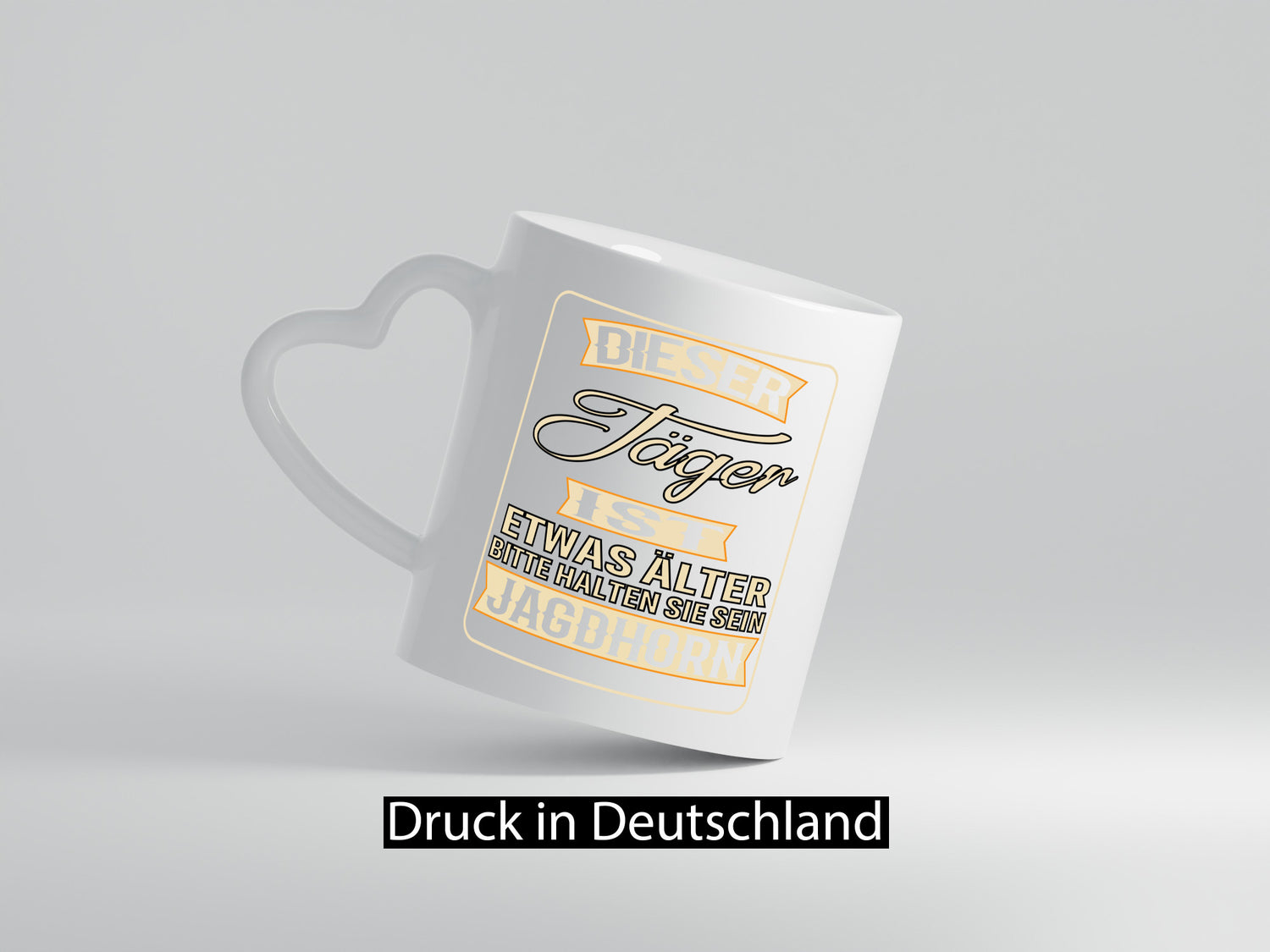 Dieser Jäger ist etwas Älter halten sie sein Jagthorn lustiger Spruch Geschenk