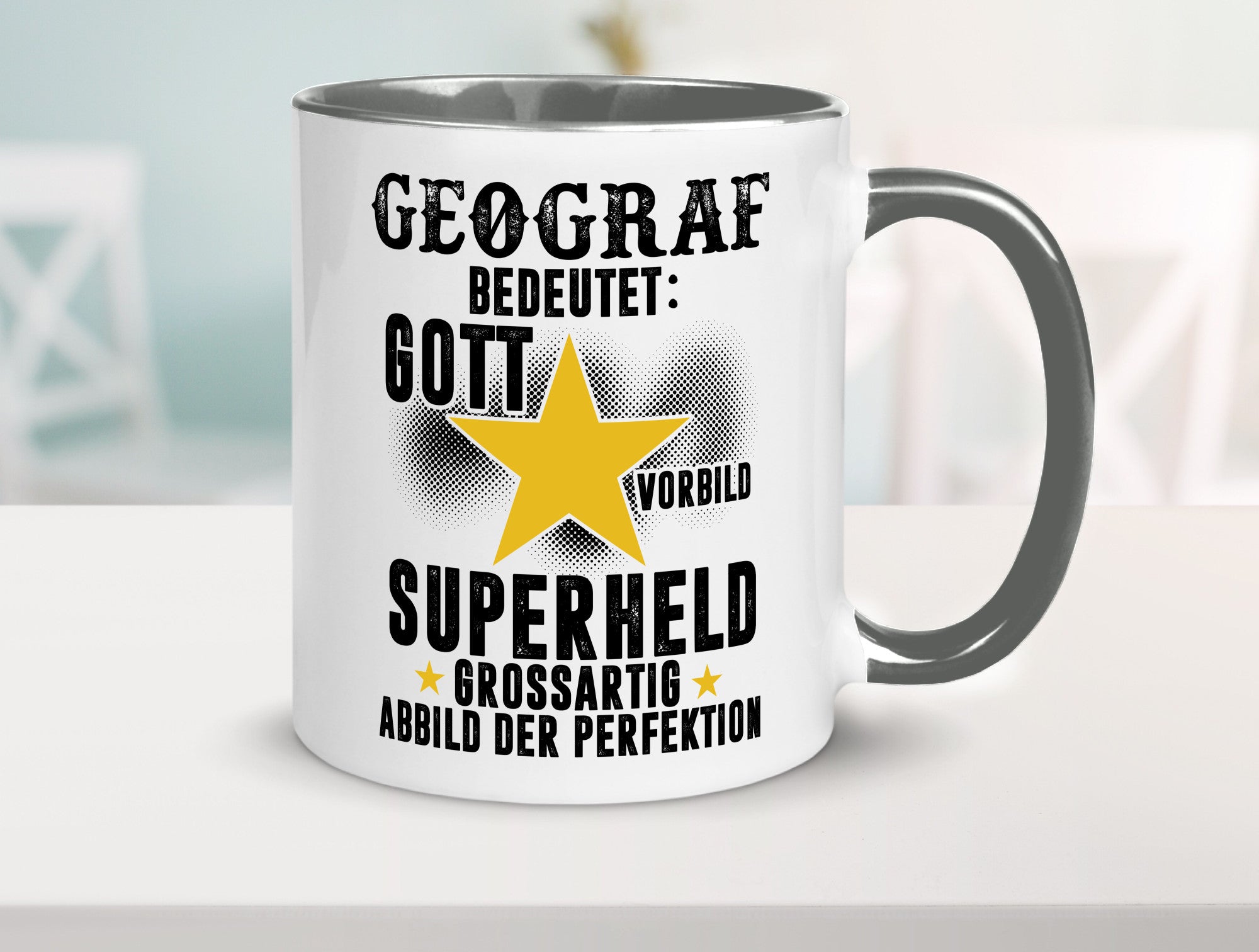 Bedeutung von Geograf | Geografie lustiger Spruch Geschenk Humor Geschenkidee