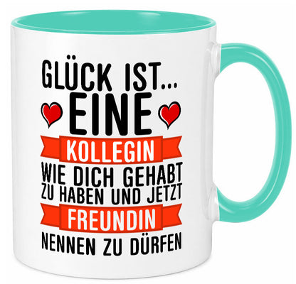 Kollegen Freundin | Arbeitskollegin Lieblingsfreundin lustiger Spruch Geschenk Tasse
