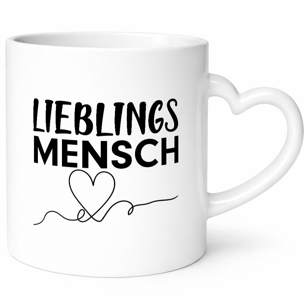 Lieblingsmensch Geschenkidee Humor Tasse