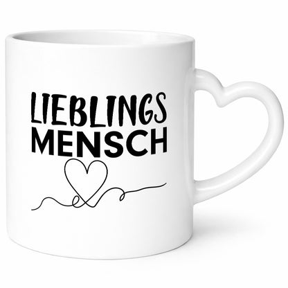 Lieblingsmensch Geschenkidee Humor Tasse