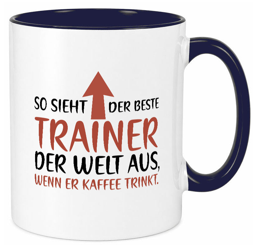 So sieht Bester Trainer der Welt aus | Kaffee Humor Geschenkidee Tasse