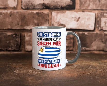 Uruguay | Urlaub Stimmen in meinem Kopf Traumland Geschenk Humor Geschenkidee