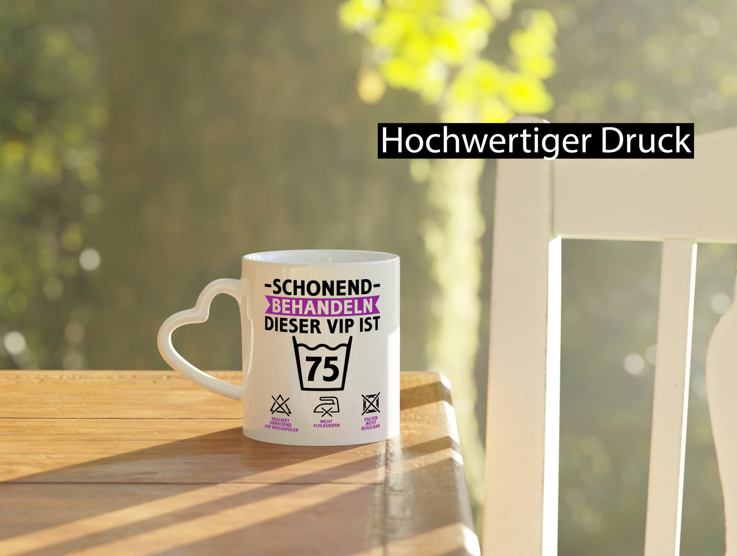 75 Geburtstag | schonend behandeln Jahre v2 lustiger Spruch Geschenk