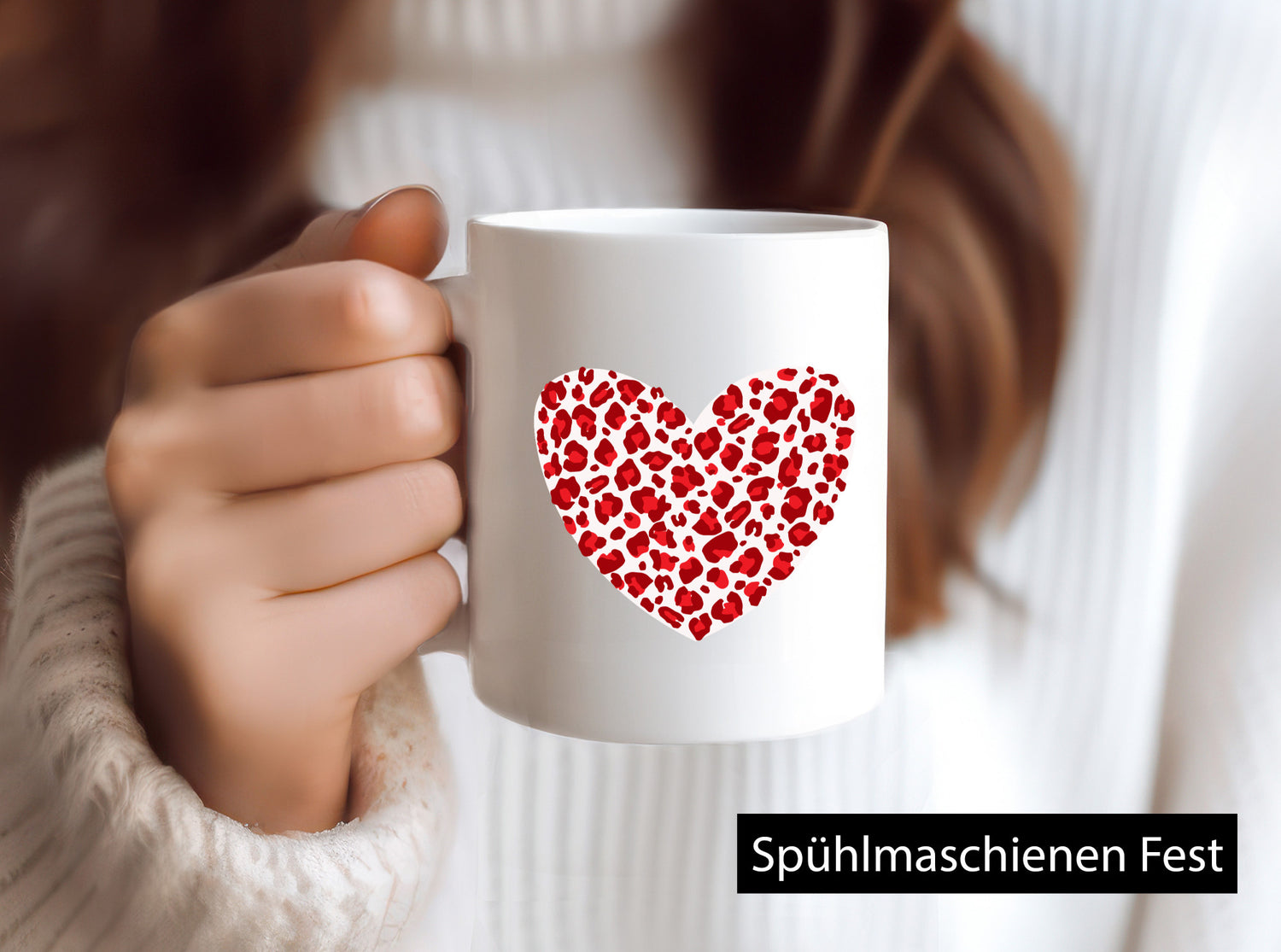 Herz | Liebe Ich dich Geschenkidee Humor Tasse