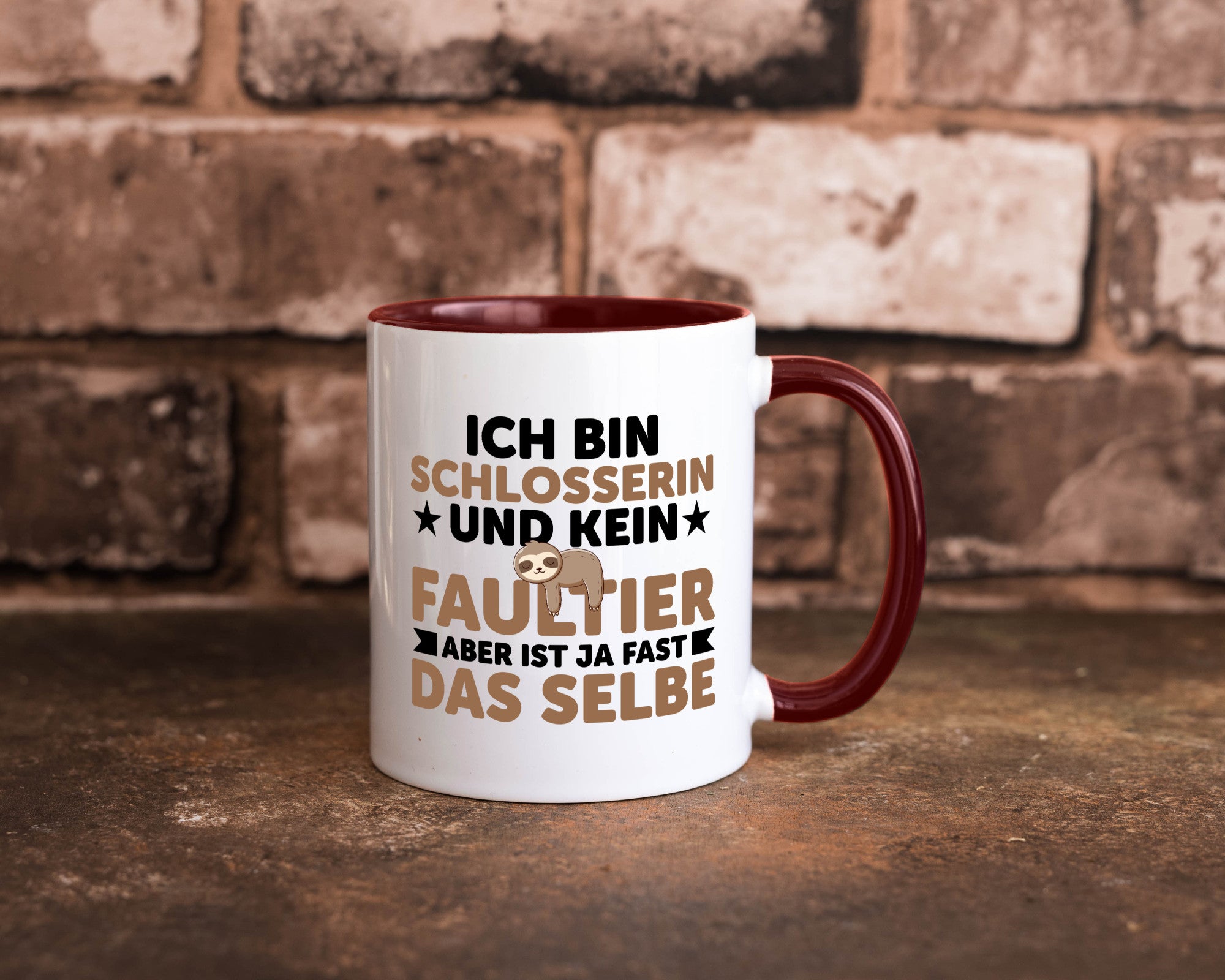 Ich bin kein Faultier: Schlosserin | Schlosserei v2 lustig Tierliebhaber Humor
