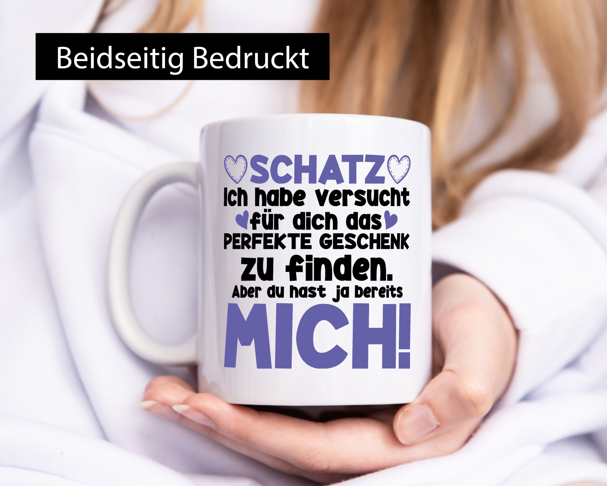 Schatz | Liebe Valentinstag Freund Freundin Herz Geschenkidee Humor Tasse