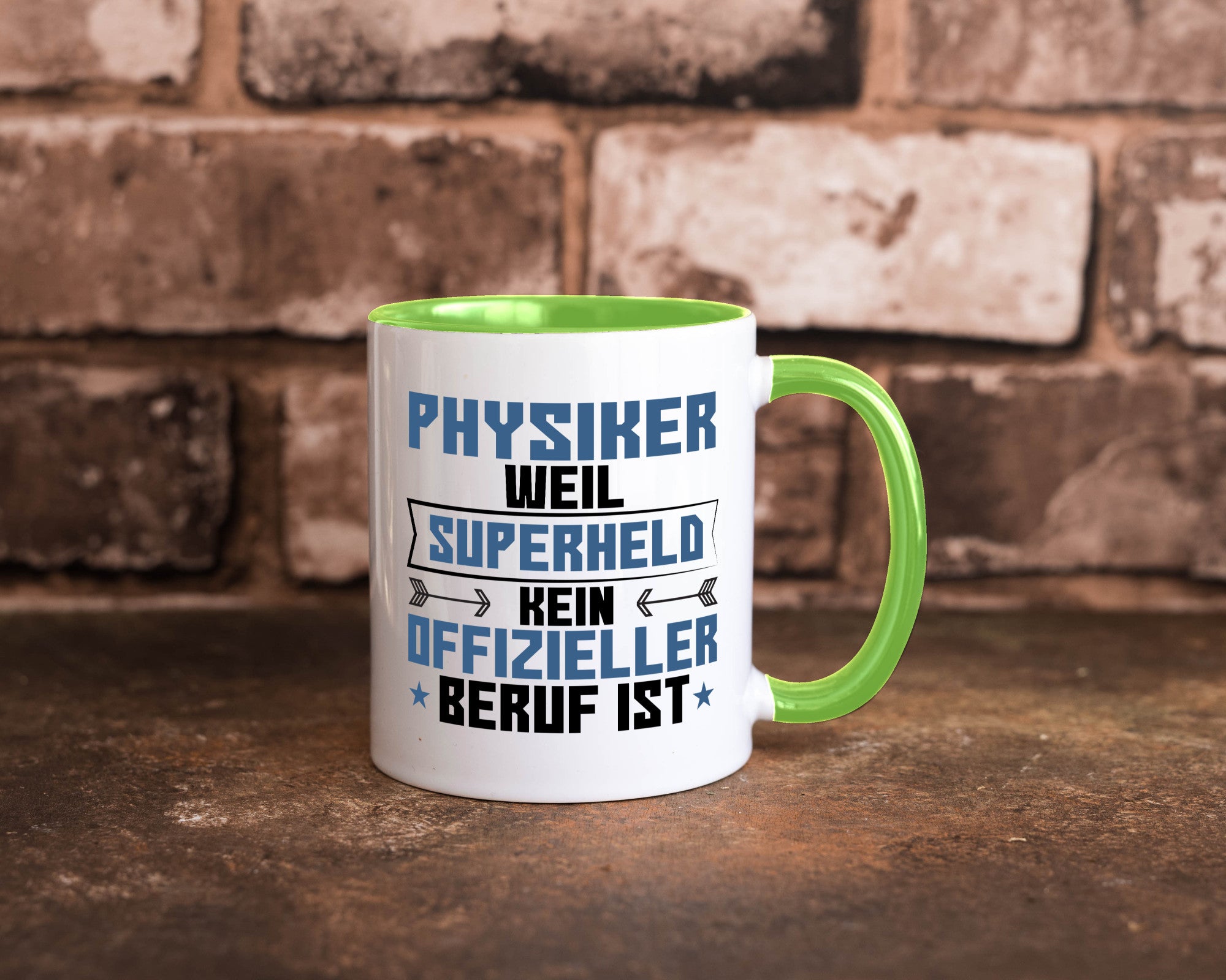 Superheld Physiker | Physik Geschenk Humor Geschenkidee lustiger Spruch Tasse