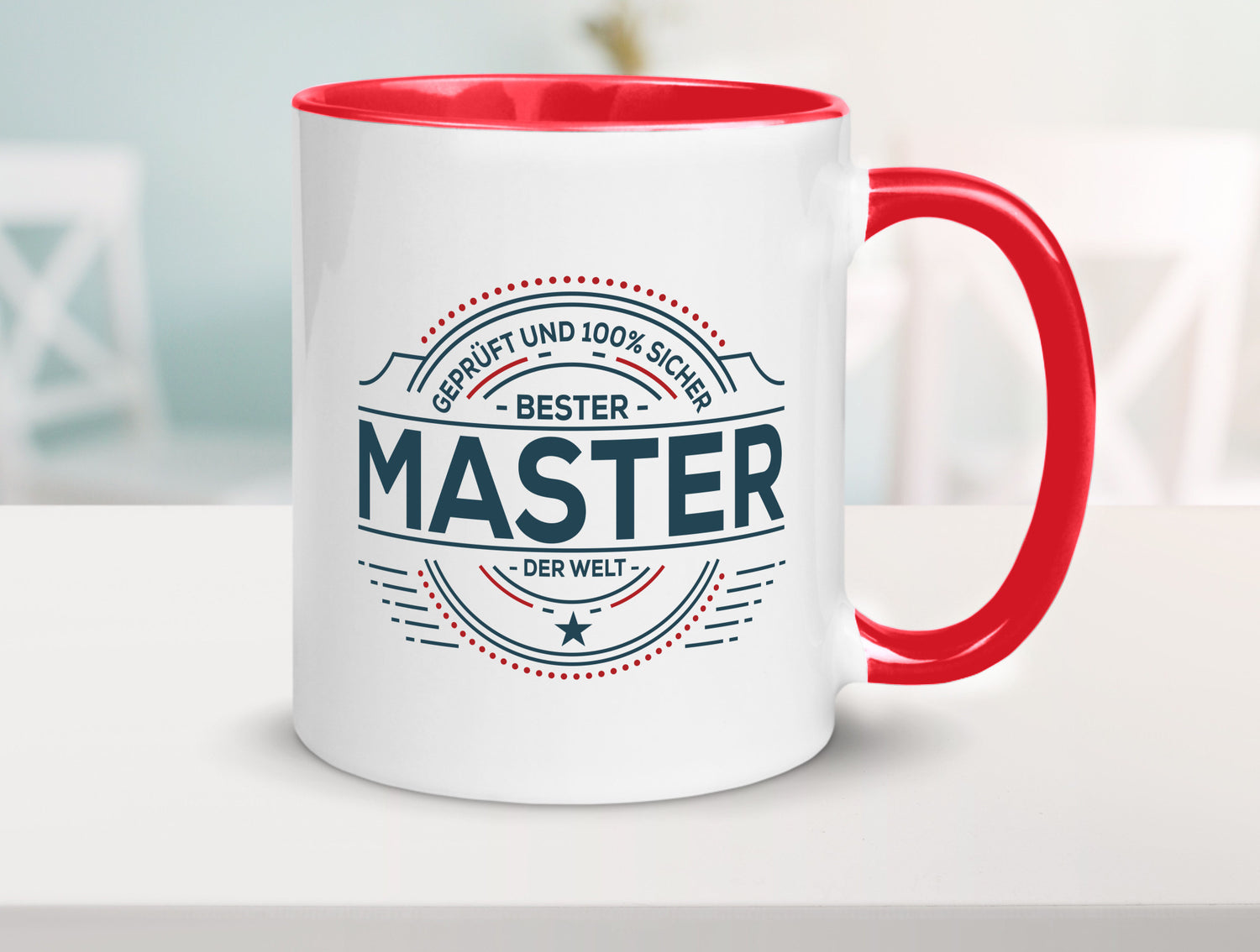 Geprüft und sicher: Master | Universität Student lustig Humor Geschenkidee