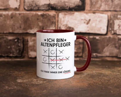Lösung finden: Altenpfleger | Pflegepersonal v2 lustiger Spruch Geschenk Humor