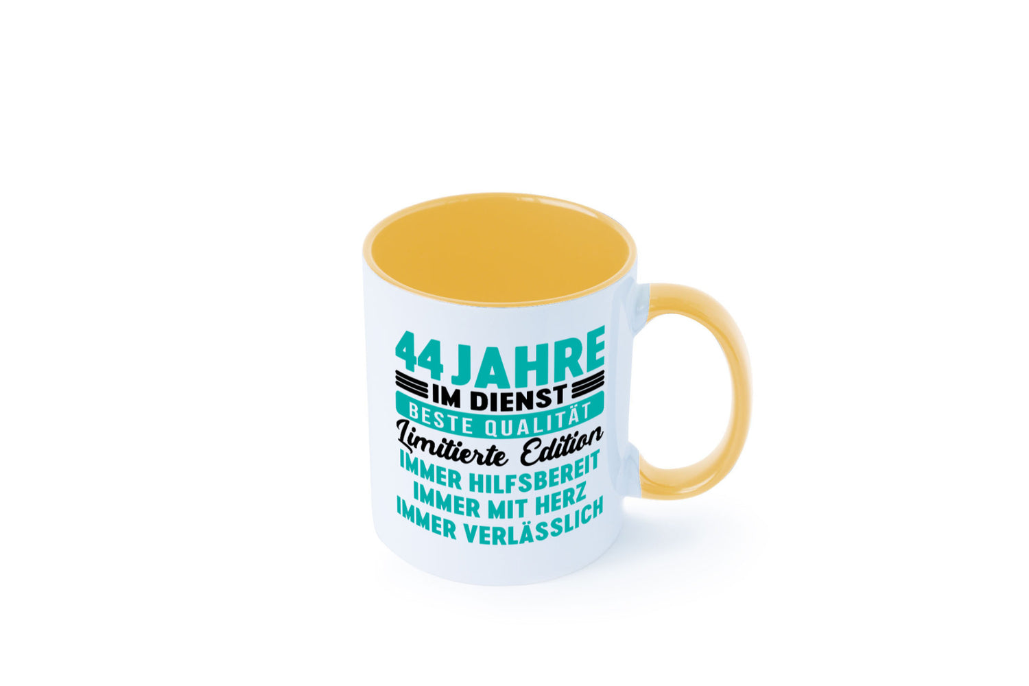 44 Jahre im Dienst | Jubiläum Arbeit v5 lustig Kollegen Büro Geschenk Tasse