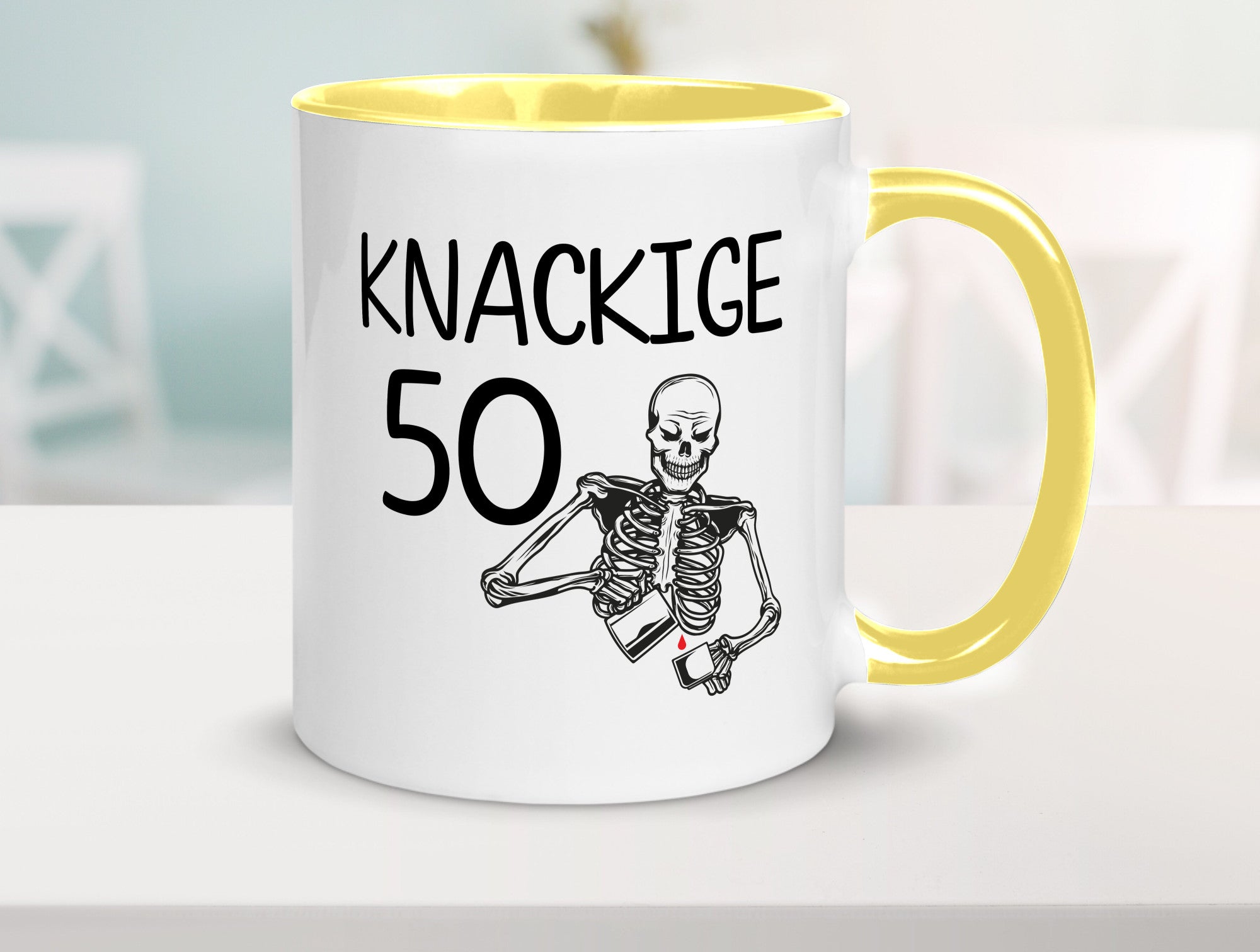 50. Geburtstag | Alt Knackig und Geschenk Geschenkidee lustiger Spruch Tasse