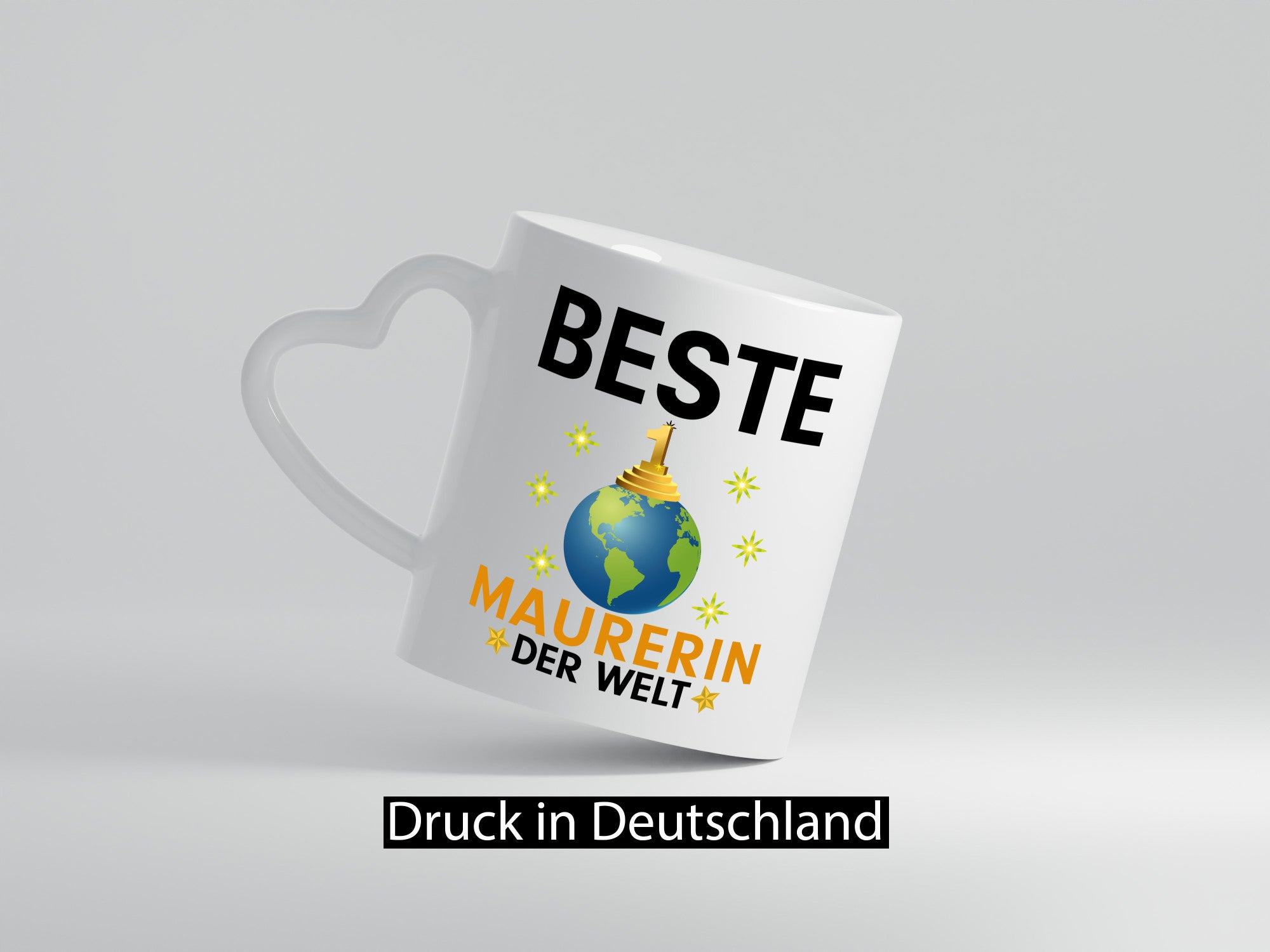 Welt Beste Maurerin lustiger Spruch Geschenk Humor Geschenkidee Tasse