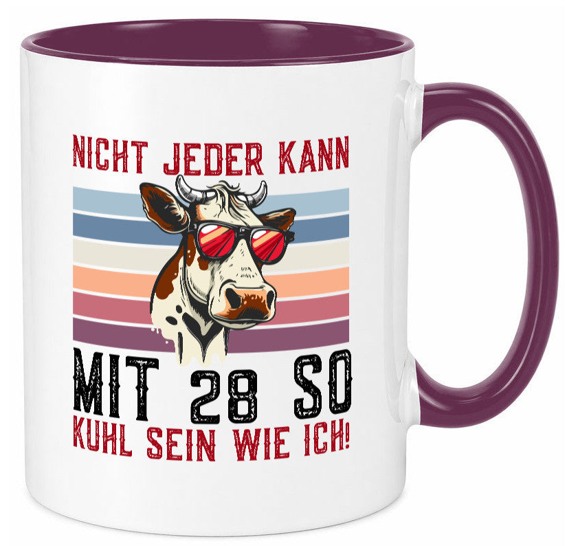 Mit 28 so gut aussehen | 28. Geburtstag Landwirt Bauer Geschenk Geschenkidee Tasse