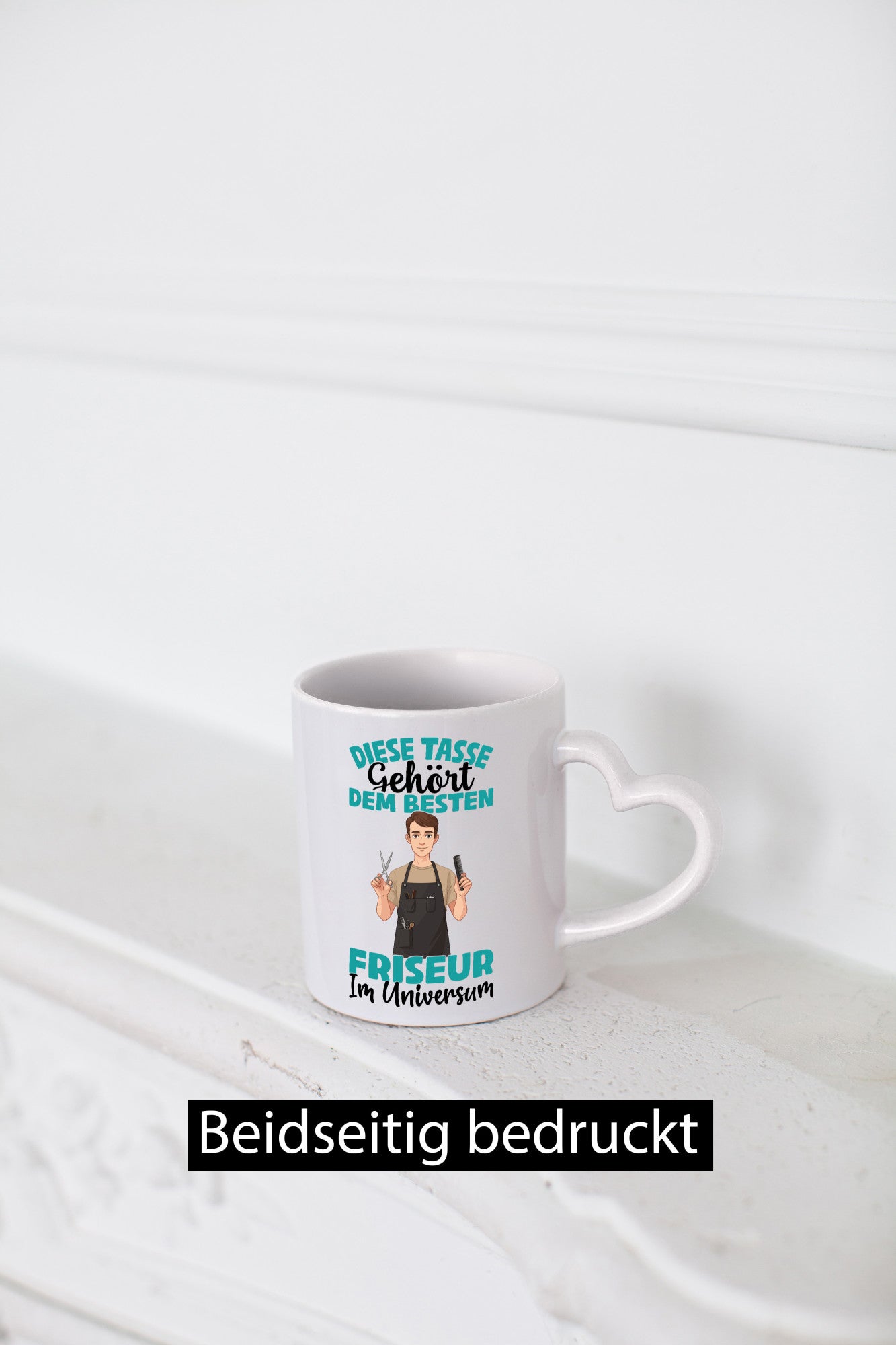 Im Universum: Friseur | Frisör lustiger Spruch Geschenk Humor Geschenkidee Tasse